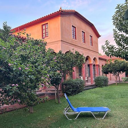 Villa Daphnis & Chloe Pyrgi Thermis ภายนอก รูปภาพ