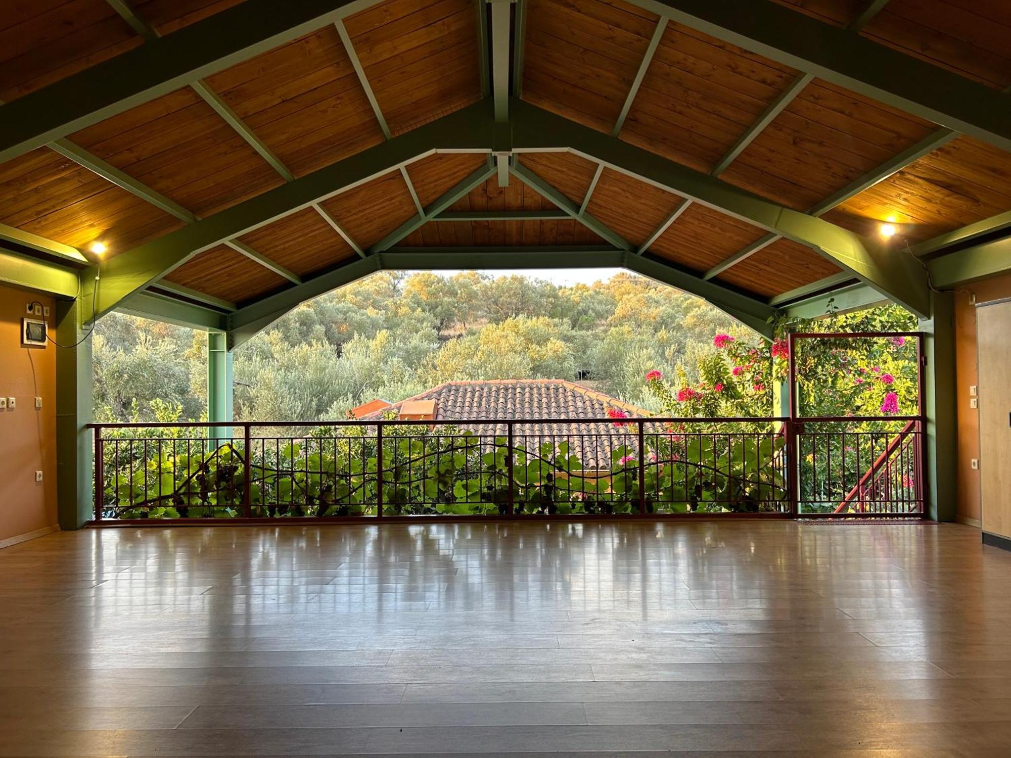 Villa Daphnis & Chloe Pyrgi Thermis ภายนอก รูปภาพ