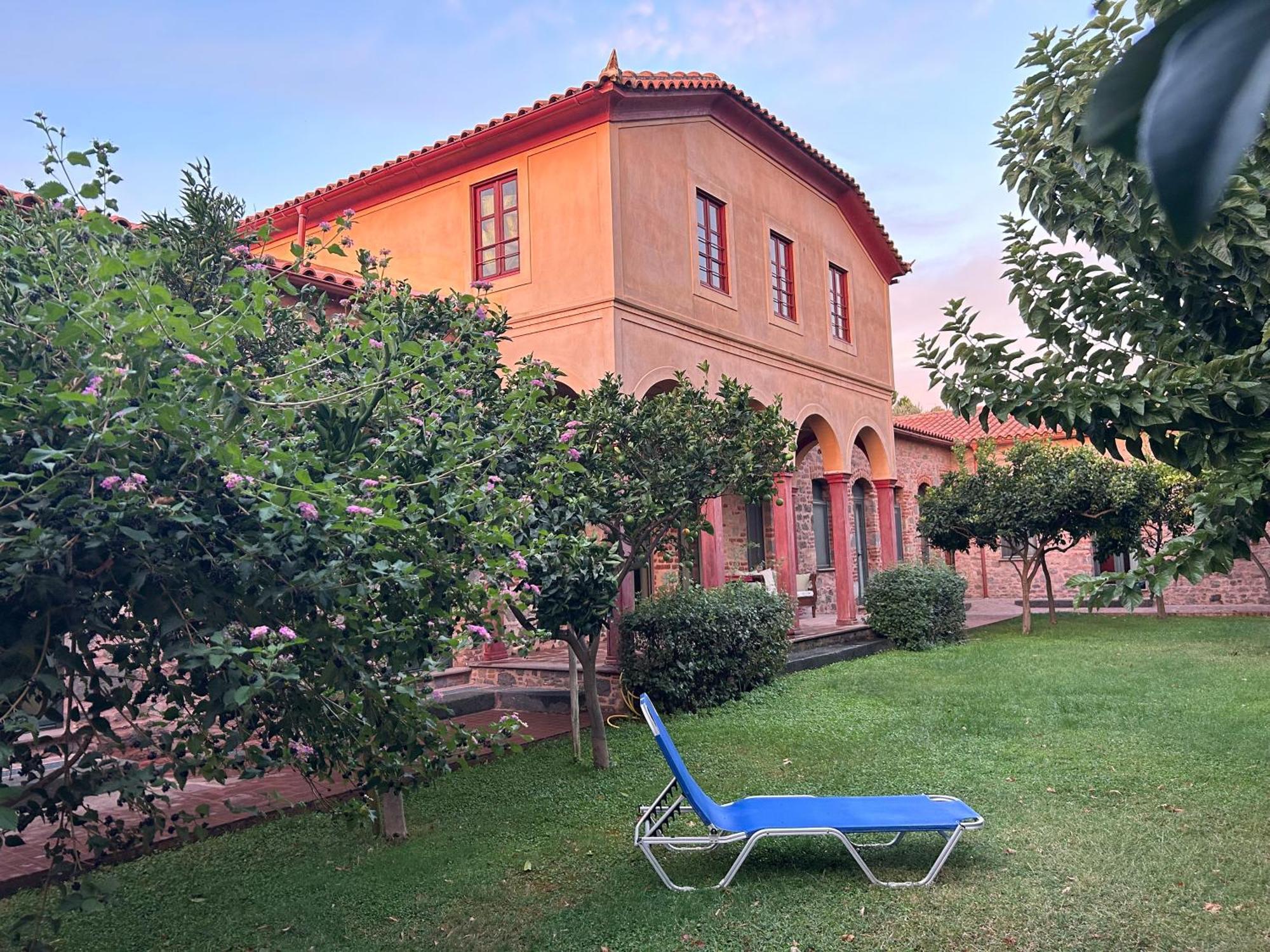 Villa Daphnis & Chloe Pyrgi Thermis ภายนอก รูปภาพ