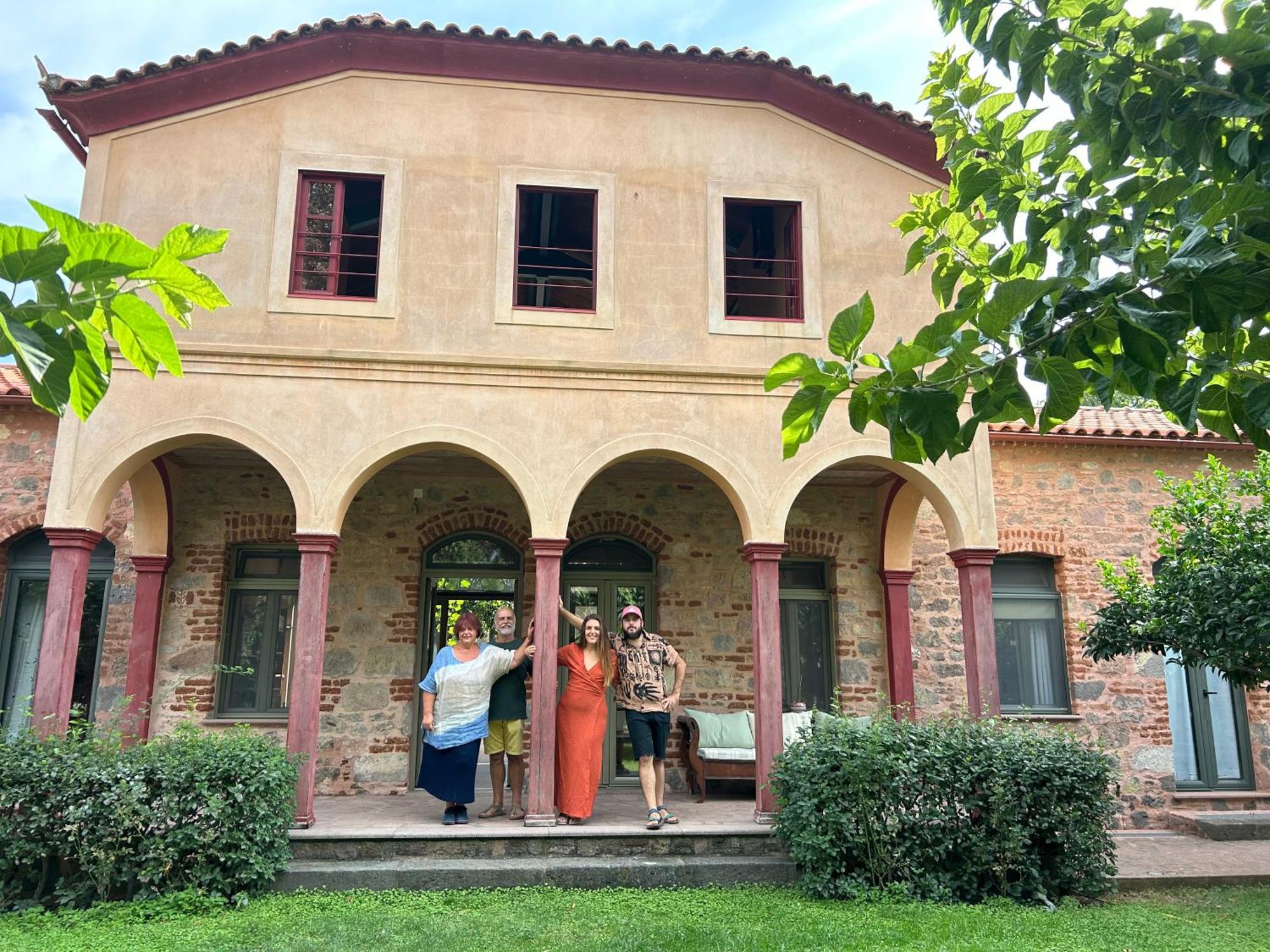 Villa Daphnis & Chloe Pyrgi Thermis ภายนอก รูปภาพ