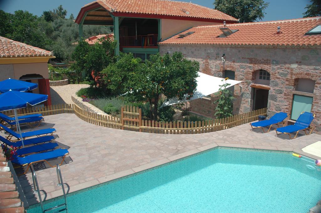 Villa Daphnis & Chloe Pyrgi Thermis ภายนอก รูปภาพ